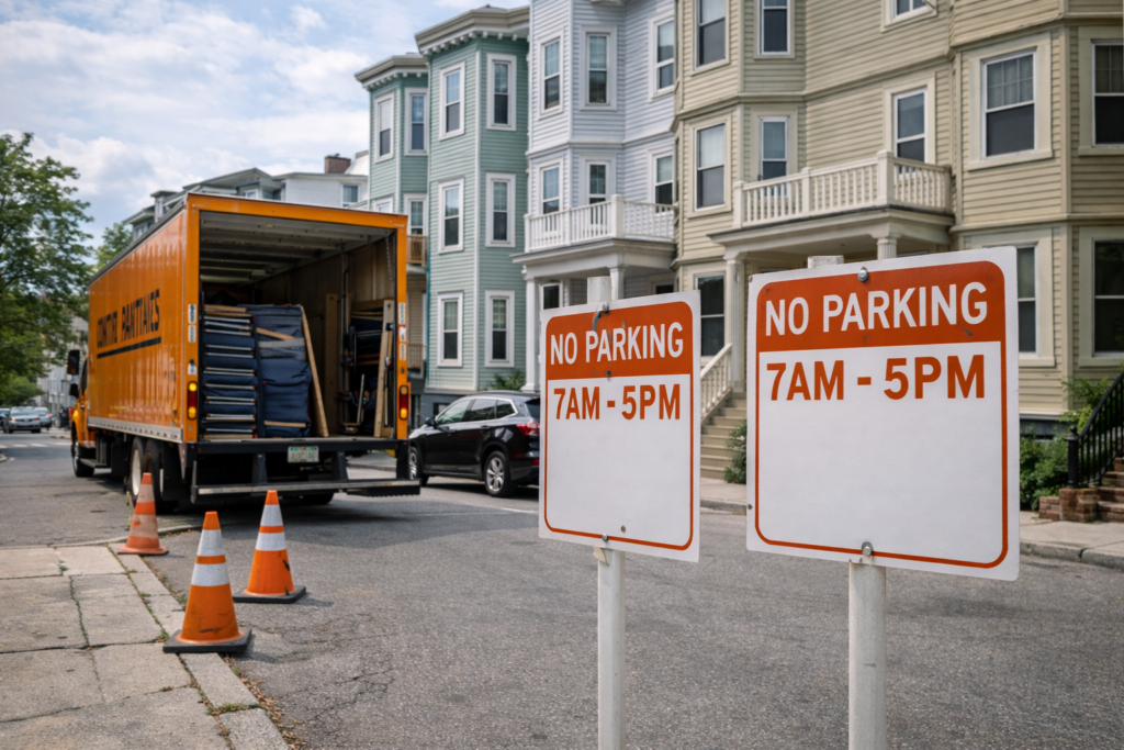 Boston Moving Permit Guide 2026: how to reserve curb space and avoid last-minute parking problems