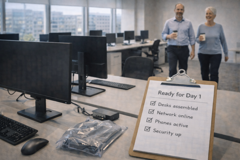 Building logistics: COI, elevator reservations, and protection plans