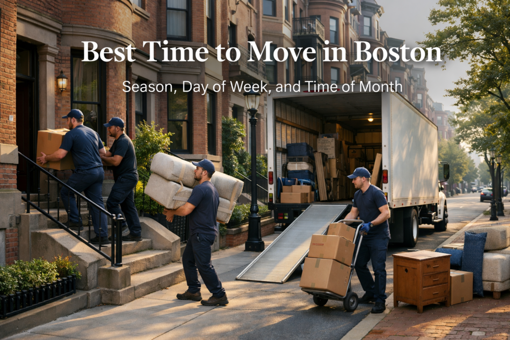 Best time to move in Boston